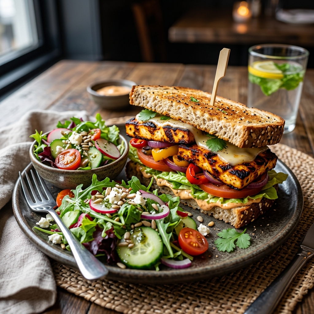 Paneer Chipotle Multigrain Sandwich Meal