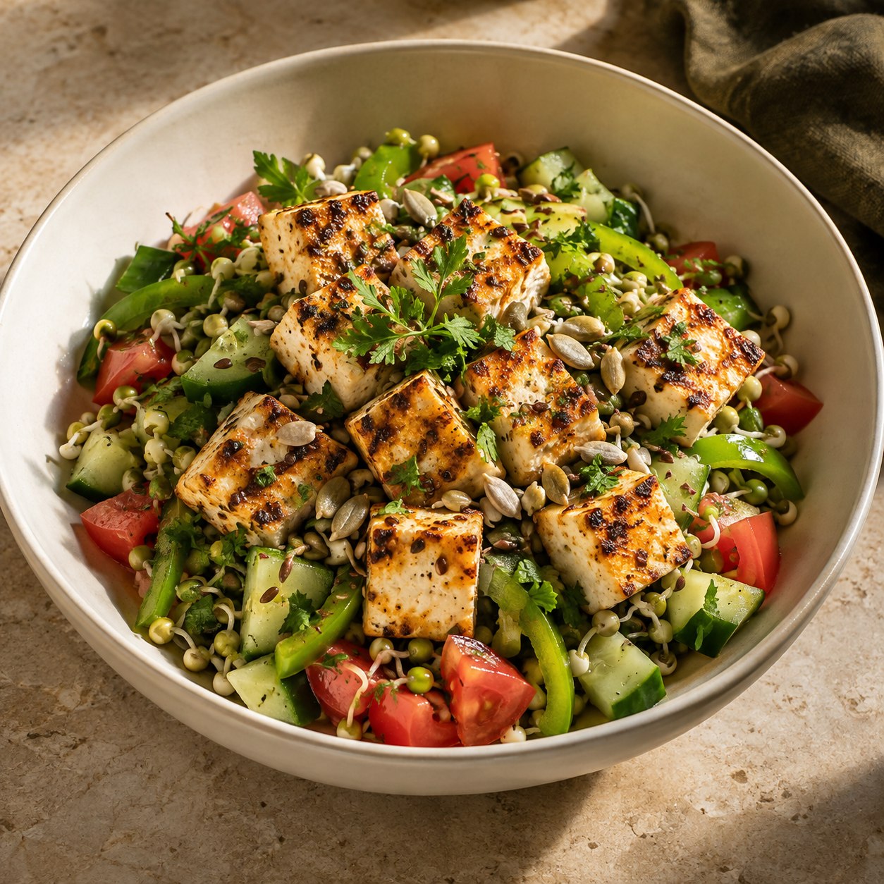 Paneer Protein Salad
