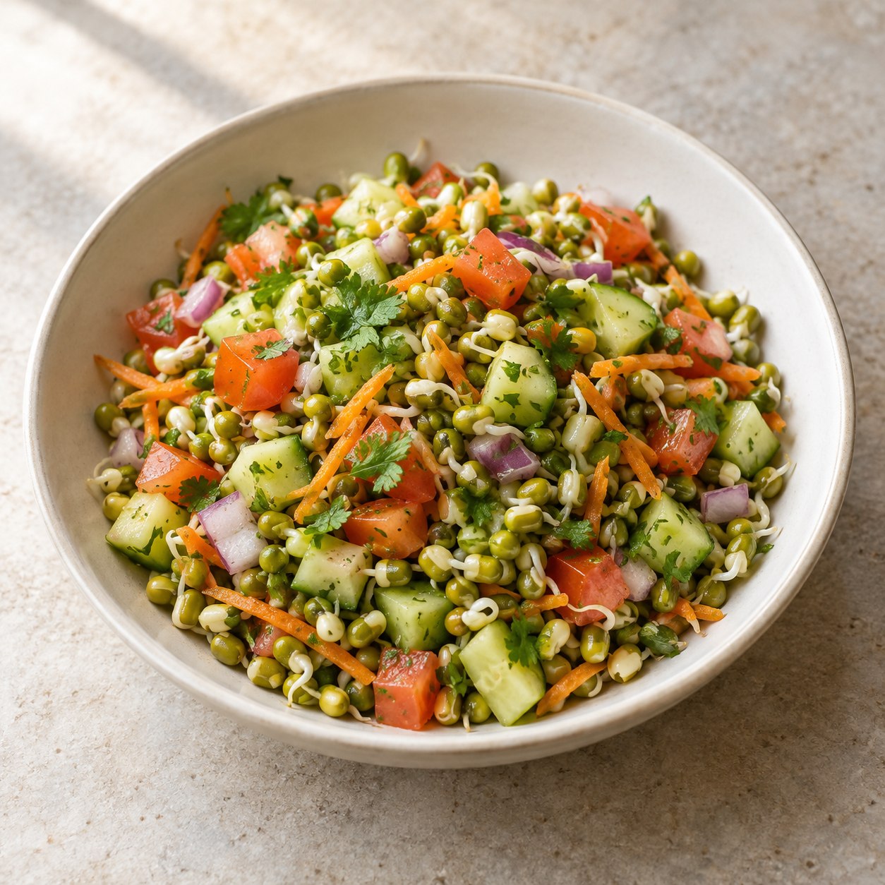 Sprout Moong Salad